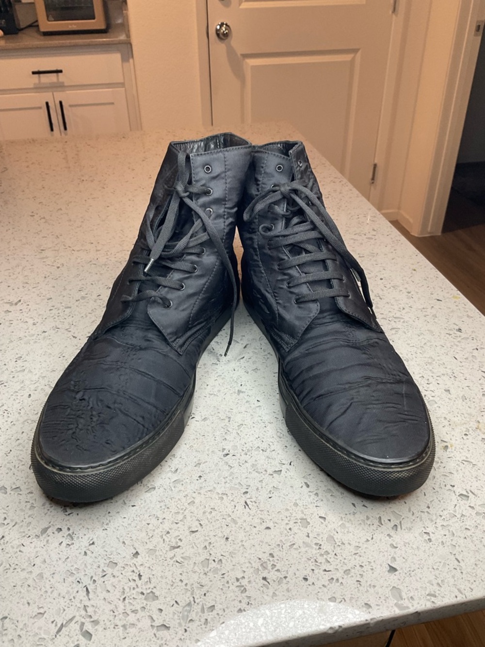 Common Projects Achilles High Top Black Men’s Shoes Sneakers